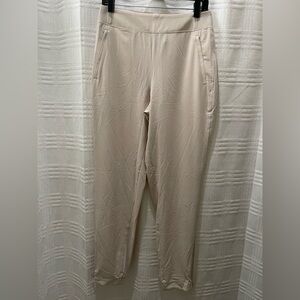 Athleta zip ankle pants cream 6T